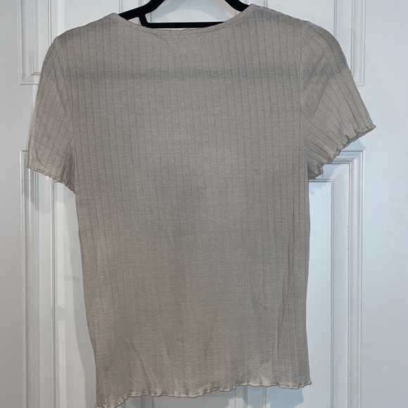 Project Social T Urban Outfitters Lace Up Top Size L - Picture 3 of 3